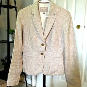 Banana Republic Beige Womens Blazer
